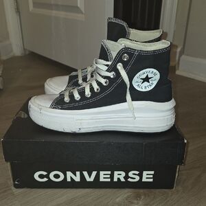 Converse Black and White High-Top Sneakers